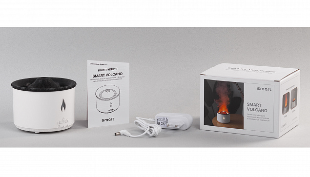 Увлажнитель воздуха "Smart Volcano" с функцией ароматерапии и интерьерной подсветкой-вулкан с логотипом в Астрахани заказать по выгодной цене в кибермаркете AvroraStore