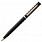 Ручка шариковая Euro Gold, черная с логотипом в Астрахани заказать по выгодной цене в кибермаркете AvroraStore