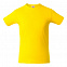 Футболка мужская HEAVY, желтая с логотипом в Астрахани заказать по выгодной цене в кибермаркете AvroraStore