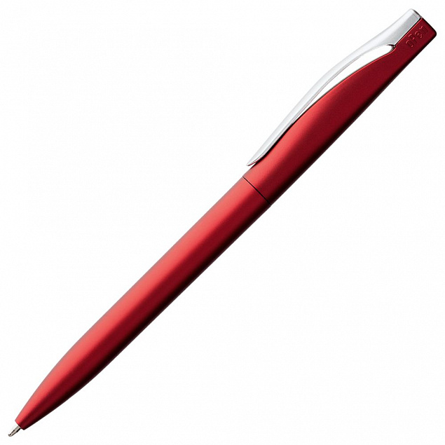 Ручка шариковая Pin Silver, красная с логотипом в Астрахани заказать по выгодной цене в кибермаркете AvroraStore
