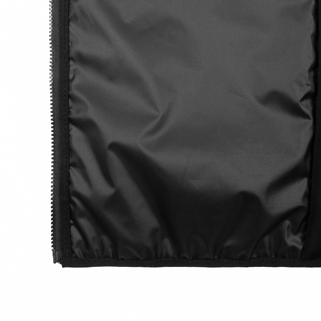 Жилет Orkney с капюшоном, черный с логотипом в Астрахани заказать по выгодной цене в кибермаркете AvroraStore