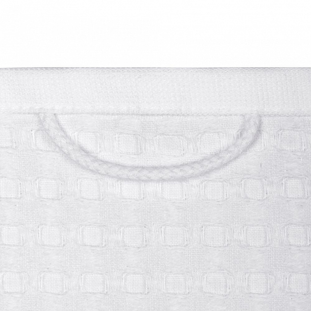 Полотенце вафельное Piquee, среднее, белое с логотипом в Астрахани заказать по выгодной цене в кибермаркете AvroraStore