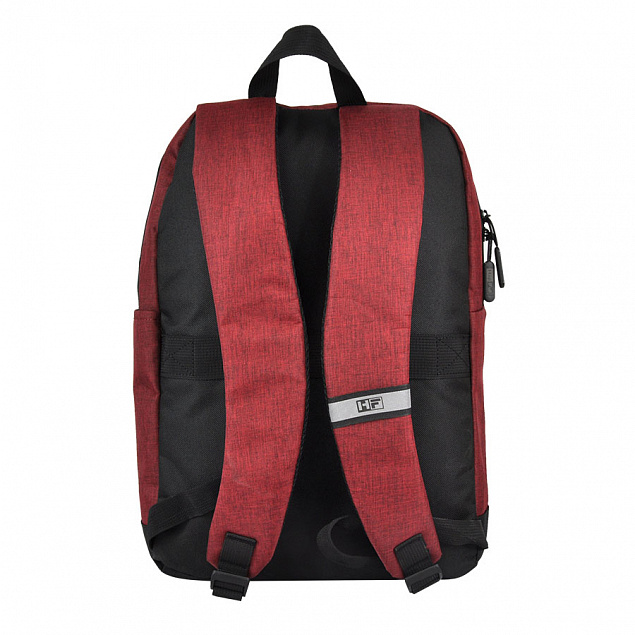 Рюкзак Boom, красный/чёрный, 43 x 30 x 13 см, 100% полиэстер  с логотипом в Астрахани заказать по выгодной цене в кибермаркете AvroraStore