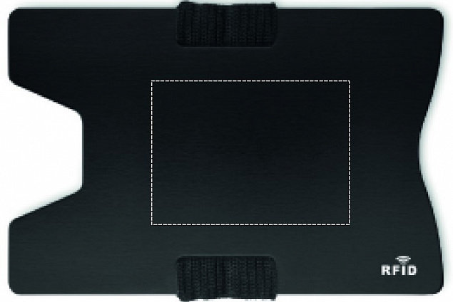 Алюминиевый кард холдер RFID с логотипом в Астрахани заказать по выгодной цене в кибермаркете AvroraStore