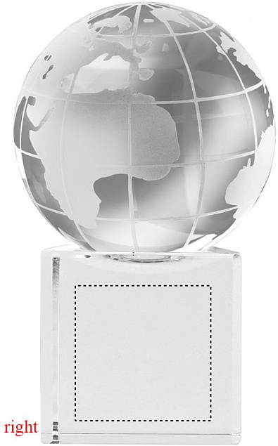 Глобус стеклянный с логотипом в Астрахани заказать по выгодной цене в кибермаркете AvroraStore