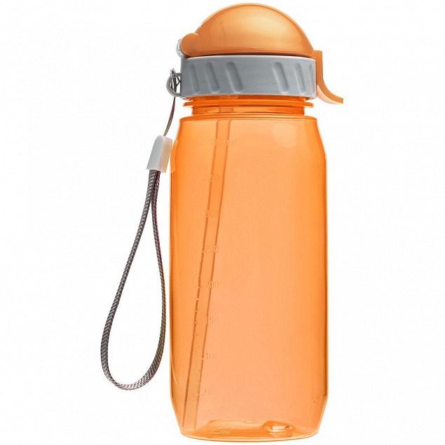 Бутылка для воды Aquarius, оранжевая с логотипом в Астрахани заказать по выгодной цене в кибермаркете AvroraStore