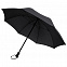 Зонт-трость Hogg Trek, черный с логотипом в Астрахани заказать по выгодной цене в кибермаркете AvroraStore