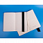 Бизнес-блокнот UNI, A5, бело-синий, мягкая обложка, в линейку, черное ляссе с логотипом в Астрахани заказать по выгодной цене в кибермаркете AvroraStore