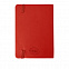 Блокнот SHADY JUNIOR с элементами планирования,  А6, красный, кремовый блок, красный  обрез с логотипом в Астрахани заказать по выгодной цене в кибермаркете AvroraStore