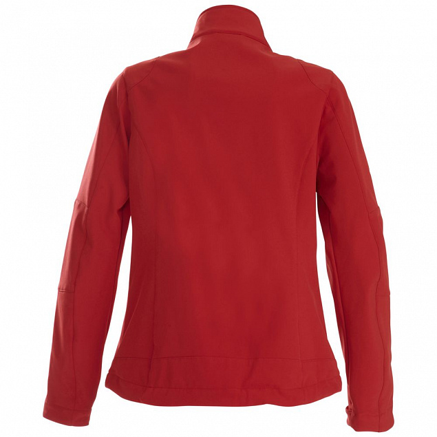 Куртка софтшелл женская TRIAL LADY, красная с логотипом в Астрахани заказать по выгодной цене в кибермаркете AvroraStore
