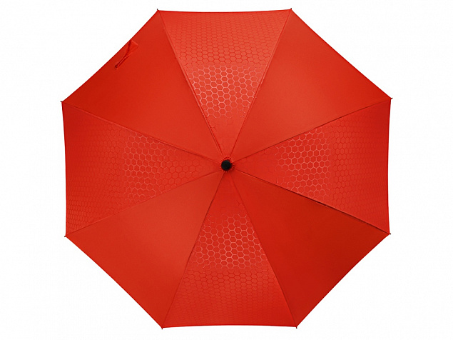 Зонт-трость полуавтомат Wetty с проявляющимся рисунком, красный с логотипом в Астрахани заказать по выгодной цене в кибермаркете AvroraStore