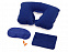 Набор для путешествий Глэм, синий с логотипом в Астрахани заказать по выгодной цене в кибермаркете AvroraStore