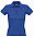 Рубашка поло женская PEOPLE 210, голубая с логотипом в Астрахани заказать по выгодной цене в кибермаркете AvroraStore