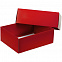 Коробка с окном InSight, красная с логотипом в Астрахани заказать по выгодной цене в кибермаркете AvroraStore