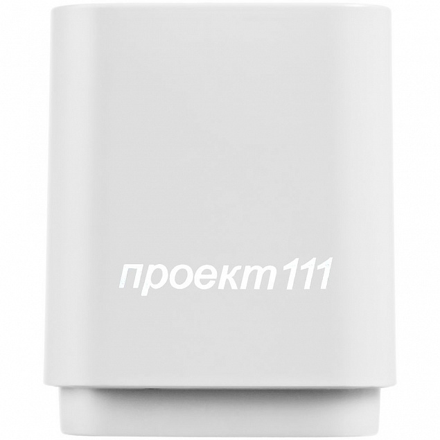 Беспроводная колонка с подсветкой логотипа Glim, белая с логотипом в Астрахани заказать по выгодной цене в кибермаркете AvroraStore