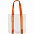 Шоппер Clear Fest, прозрачный серый с оранжевыми ручками с логотипом в Астрахани заказать по выгодной цене в кибермаркете AvroraStore