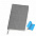 Бизнес-блокнот "Funky", 130*210 мм, темно-синий, голубой форзац, мягкая обложка, в линейку с логотипом в Астрахани заказать по выгодной цене в кибермаркете AvroraStore
