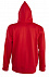 Толстовка мужская на молнии с капюшоном Seven Men 290, красная с логотипом в Астрахани заказать по выгодной цене в кибермаркете AvroraStore