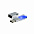 Флешка "Moon" 16 Гб c подсветкой - Белый BB с логотипом в Астрахани заказать по выгодной цене в кибермаркете AvroraStore