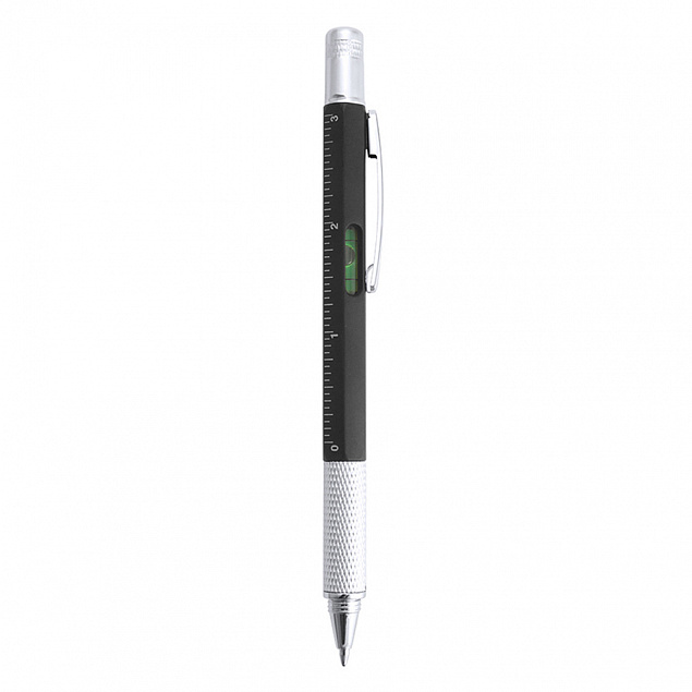 Ручка с мультиинструментом SAURIS, пластик, металл с логотипом в Астрахани заказать по выгодной цене в кибермаркете AvroraStore