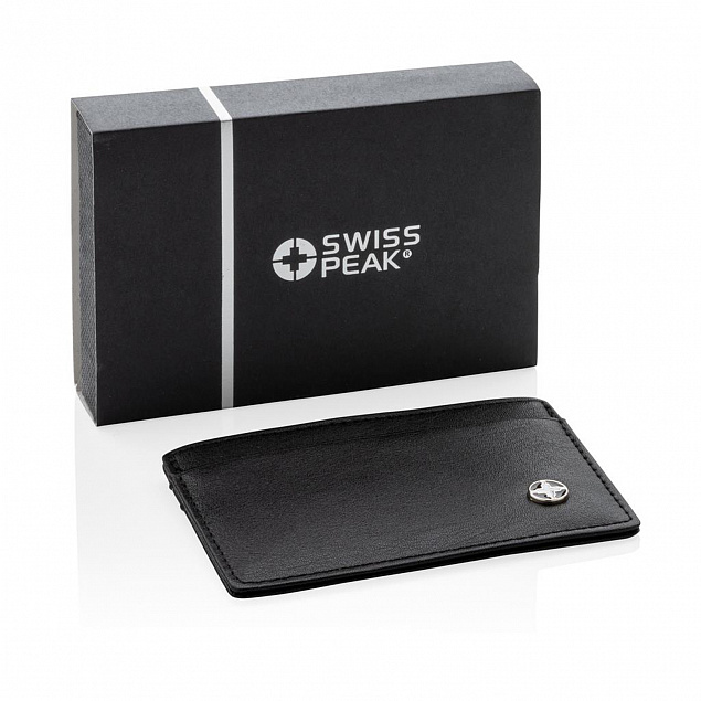Бумажник Swiss Peak с защитой от сканирования RFID с логотипом в Астрахани заказать по выгодной цене в кибермаркете AvroraStore