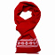Шарф «Скандик», красный с логотипом в Астрахани заказать по выгодной цене в кибермаркете AvroraStore