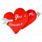 Декоративная подушка You And Me Forever с логотипом в Астрахани заказать по выгодной цене в кибермаркете AvroraStore