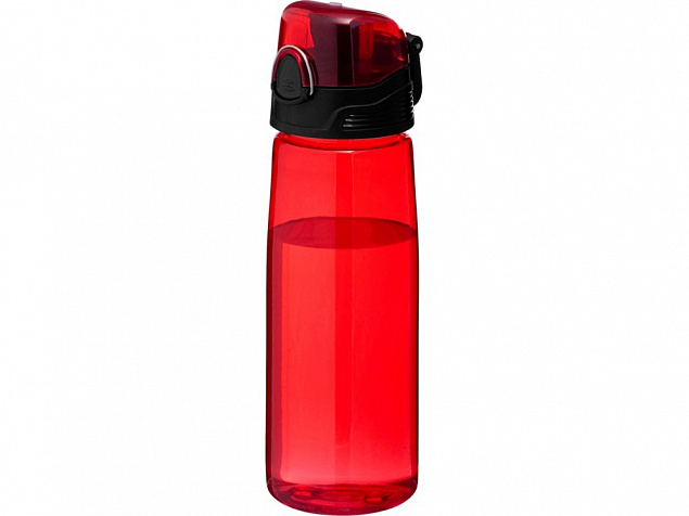Бутылка спортивная Capri, красный с логотипом в Астрахани заказать по выгодной цене в кибермаркете AvroraStore