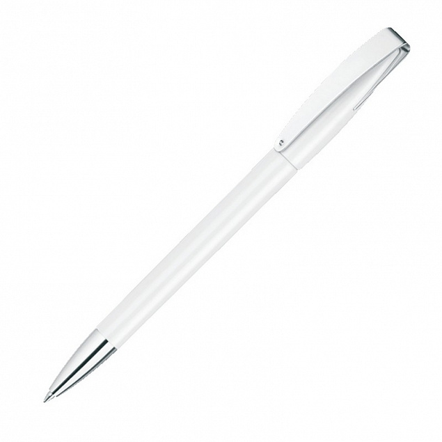 Ручка шариковая COBRA MM, белый с логотипом в Астрахани заказать по выгодной цене в кибермаркете AvroraStore