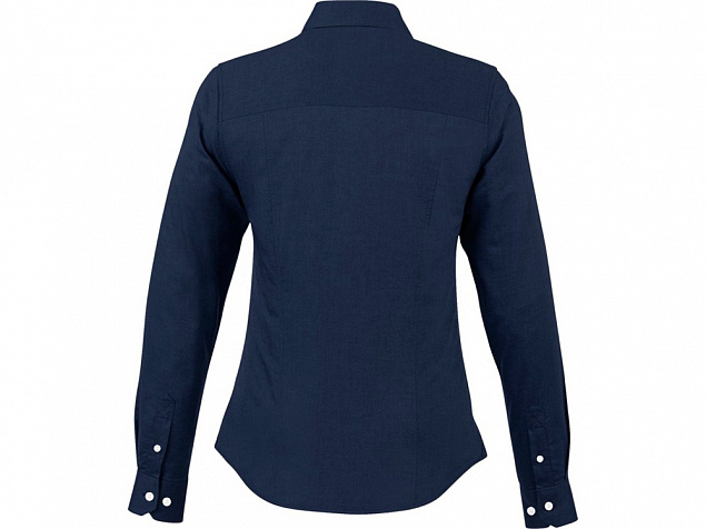Женская рубашка с длинными рукавами Vaillant, темно-синий с логотипом в Астрахани заказать по выгодной цене в кибермаркете AvroraStore