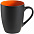 Кружка Bright Tulip, матовая, черная с белым с логотипом в Астрахани заказать по выгодной цене в кибермаркете AvroraStore