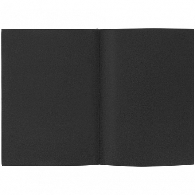 Ежедневник Flat, недатированный, черный с логотипом в Астрахани заказать по выгодной цене в кибермаркете AvroraStore