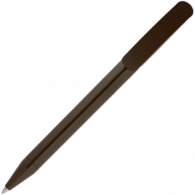 Ручка шариковая Prodir DS3 TJJ Regenerated, серо-коричневая с логотипом в Астрахани заказать по выгодной цене в кибермаркете AvroraStore