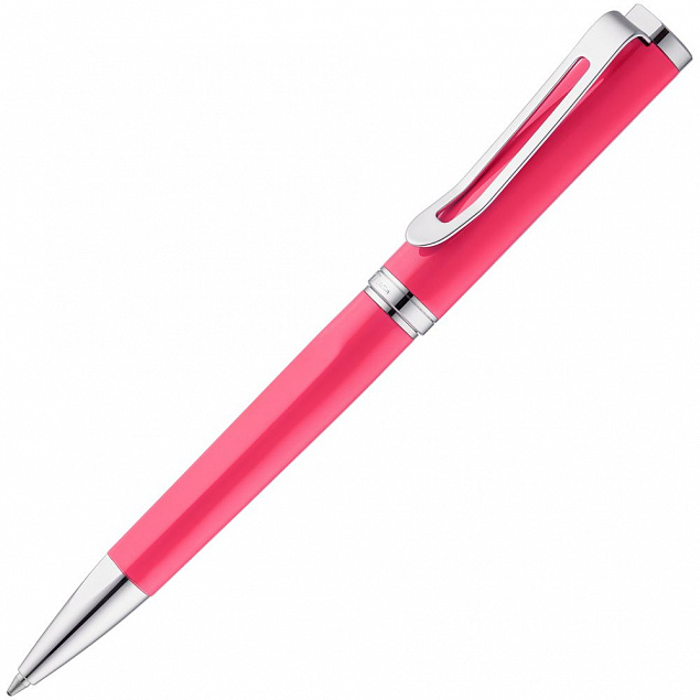 Ручка шариковая Phase, розовая с логотипом в Астрахани заказать по выгодной цене в кибермаркете AvroraStore