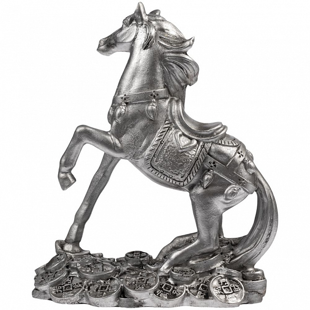 Статуэтка «Лошадь на монетах» с логотипом в Астрахани заказать по выгодной цене в кибермаркете AvroraStore