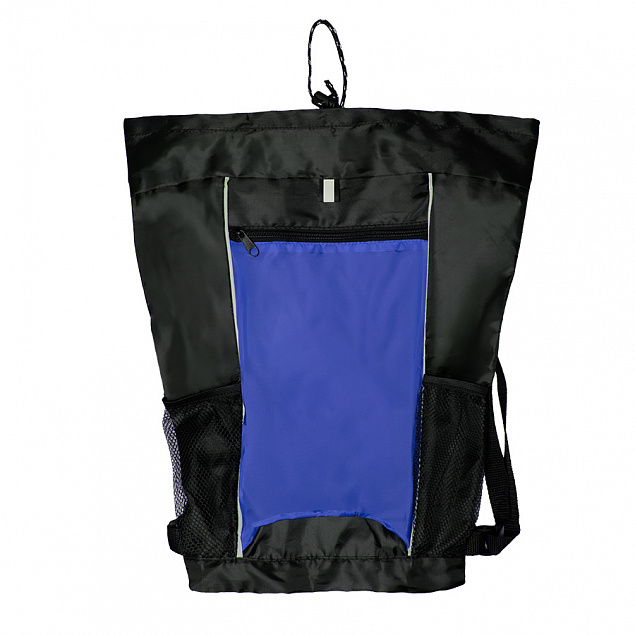 Рюкзак Fab, синий/чёрный, 47 x 27 см, 100% полиэстер 210D с логотипом в Астрахани заказать по выгодной цене в кибермаркете AvroraStore